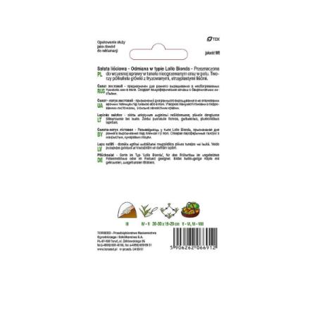 Sałata liściowa Lollo Bionda 0,5G tył.png