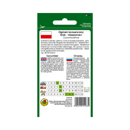 Ogórek gruntowy - konserwowy Krak F1 5G tył.png