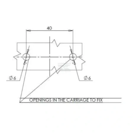 Kwadratowa lampa obrysowa LED 12/24V