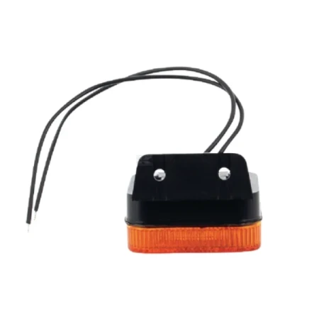 Lampa obrysowa LED kwadratowa 12/24V z przewodem i uchwytem