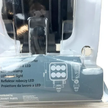 Reflektor roboczy LED, oświetlenie dalekiego pola, 18439065