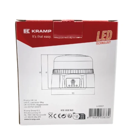 Lampa błyskowa LED, kogut z możliwością ładowania