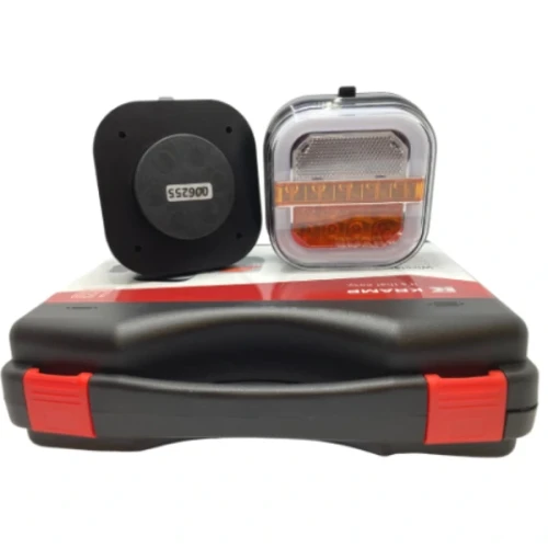 Przejdź do produktu Zestaw Lamp PRZEDNICH LED bezprzewodowych, na magnes, antena-radio LA60040FR