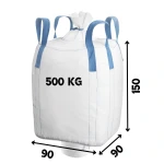 Worek Big Bag 1000 Kg 90x90x150 Lej Dół-Góra