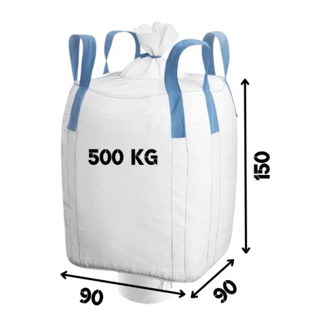 Worek Big Bag 1000 Kg 90x90x150 Lej Dół-Góra