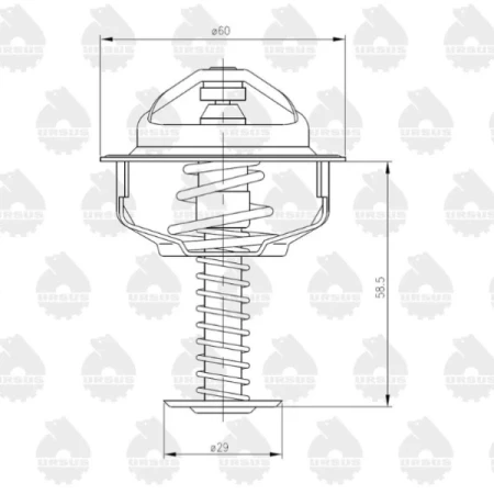 Termostat do C-360 ORYGINAŁ 50513091