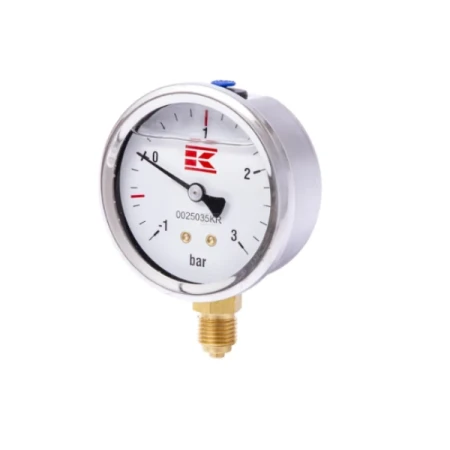 Manometr glicerynowy 63 mm przyłącze dolne 1/4" 0025035KR