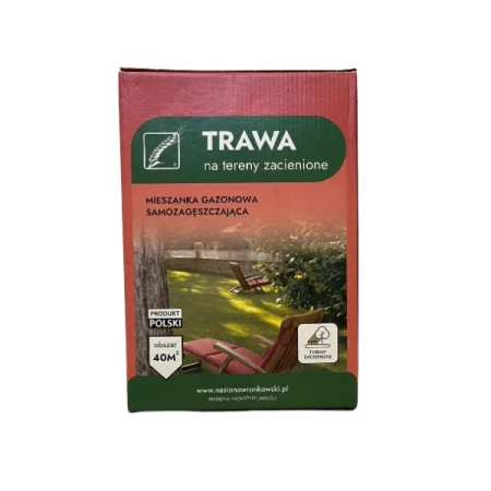 Trawa gazonowa na tereny zacienione 1 kg samozagęszczająca Wronkowski