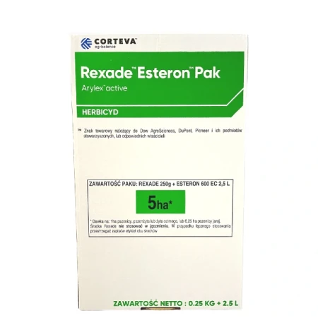 Środek chwastobójczy w zbożach ozimych Rexade Pak 5Ha 0,25 KG + Esteron 2,5 L