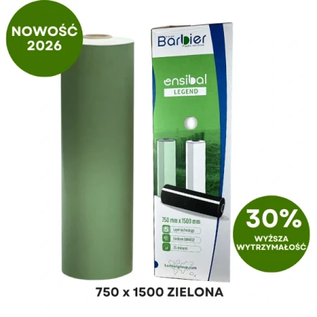 Folia Do Sianokiszonki ENSIBAL 750mm x 1500M Zielona