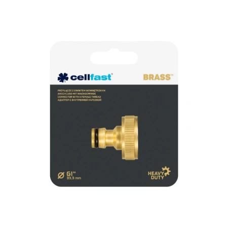 Przyłącze z gwintem wewnętrznym 1" BRASS CELLFAST
