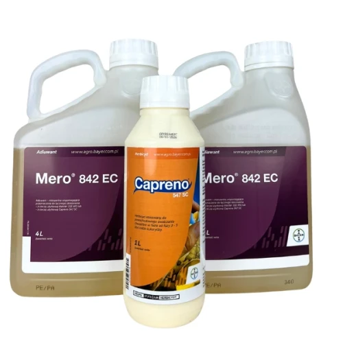 Przejdź do produktu CAPRENO 547 SC A 1L + MERO PAK  zestaw herbicydowy do kukurydzy na 4 ha