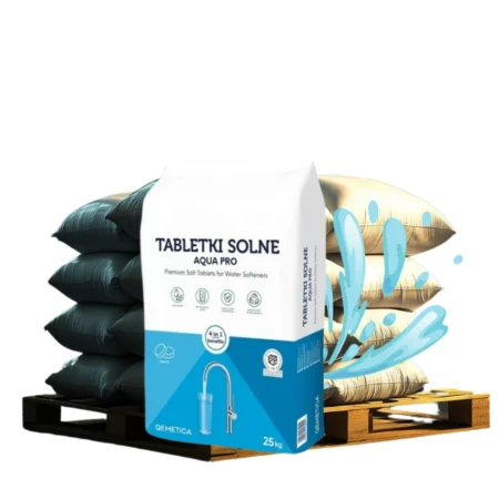 Tabletki solne Aqua PRO - tabletki do zmiękczania wody paleta 1000kg
