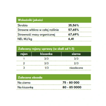 Kukurydza Oseva Bullinga C1 80 tys. nasion,
