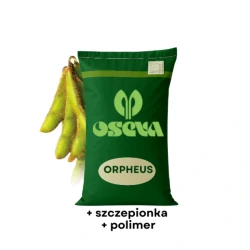 Nasiona SOJA ORPHEUS OSEVA, AGROYOUMIS zaprawa Maxim 025 FS + szczepionka HiCout Super Soy BASF + polimer