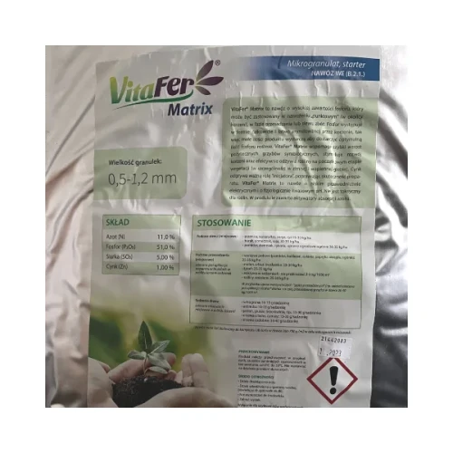 Przejdź do produktu Nawóz o wysokiej zawartości fosforu VitaFer Matrix 20kg