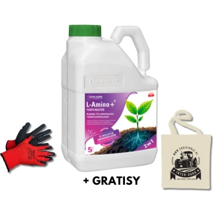 Polskie Aminokwasy AGRO-SORB L-Amino+ FOSFO-BACTER STYMULATOR UWALNIANIA FOSFORU 5L