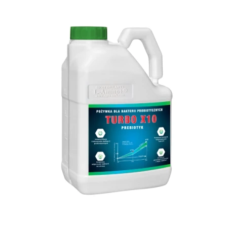 Pożywka i antystresant dla bakterii probiotycznych Turbo x10 Prebiotyk Agro Sorb 5l