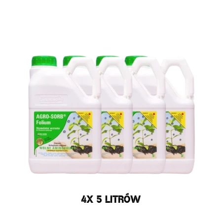 Dolistny biostymulator wzrostu AGRO-SORB Folium 4x5 20 Litrów