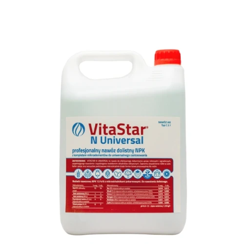 Przejdź do produktu Nawóz dolistny, azotowy VitaStar N Universal 5L