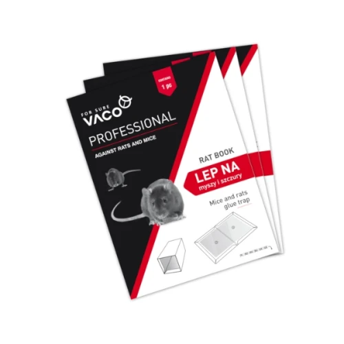 Przejdź do produktu Lep na myszy i szczury VACO PROFESSIONAL RATBOOK 