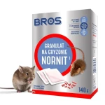 Nornit granulat na gryzonie, 140g, BROS