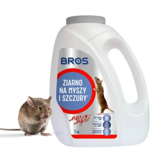 Przejdź do produktu Ziarno na myszy i szczury, 1kg, BROS