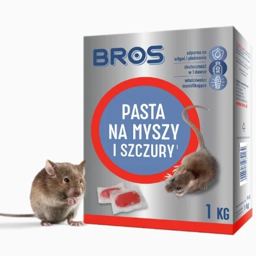 Przejdź do produktu Pasta na myszy i szczury 1 kg, BROS