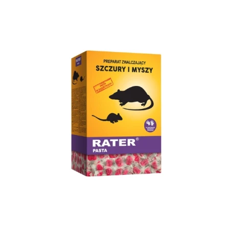 Skuteczna trutka na szczury myszy Rater Strong pasta gryzoniobójcza 1kg