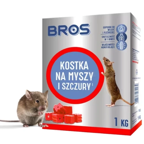 Przejdź do produktu Kostka na myszy i szczury Bros 1kg