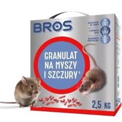 Granulat na myszy i szczury Bros, 2,5 kg, BROS