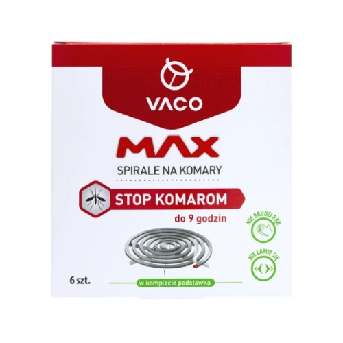 Przejdź do produktu Spirale na komary 6 szt. VACO