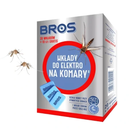Wkłady do elektro na komary, 20 szt, BROS