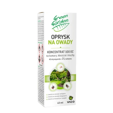 Koncentrat Green Garden Na Komary, Muchy i Kleszcze 40ML -