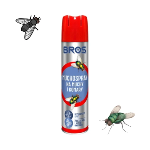 Przejdź do produktu Muchospray na muchy i komary 400 ml BROS