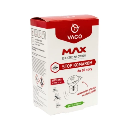 VACO ELEKTRO MAX + płyn na komary 45Ml