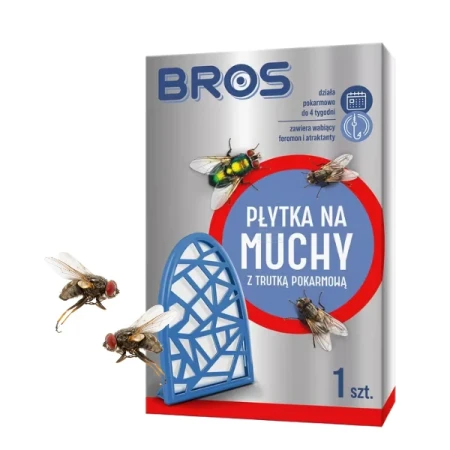 Płytka na muchy pokarmowa, BROS
