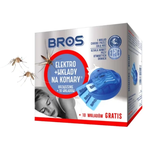 Przejdź do produktu Elektro na komary + 10 szt. wkładów, BROS