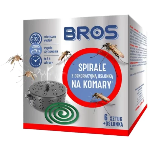Przejdź do produktu Spirale na komary z dekoracyjną osłonką, BROS