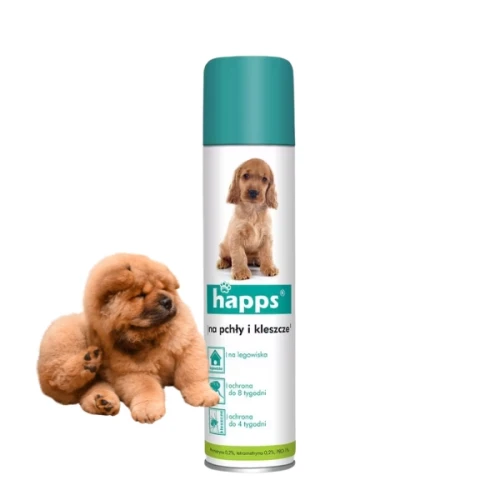 Przejdź do produktu Aerozol na pchły i kleszcze, HAPPS, 250ml