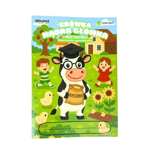 Przejdź do produktu Kolorowanka "Krówka Mądra Głowka", nauka bezpieczeństwa dla dzieci