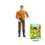 Zabawka BRUDER Mężczyzna w brązowych spodniach U60007