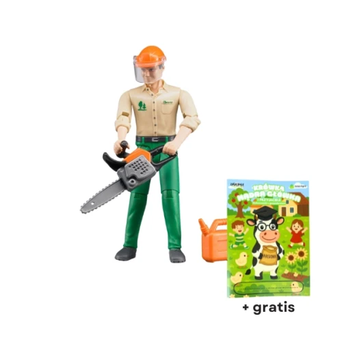 Przejdź do produktu Zabawka Figurka drwala z piłą BRUDER U60030