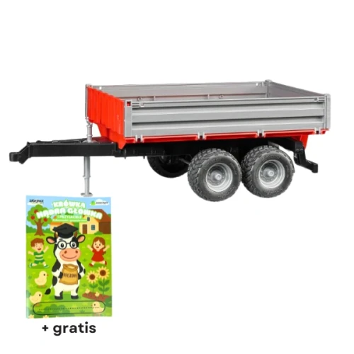 Przejdź do produktu Zabawka BRUDER Przyczepa wywrotka U02019