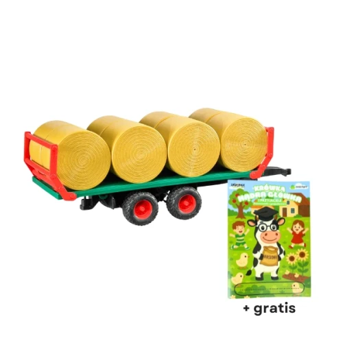 Przejdź do produktu Przyczepa do bel z 8 belami BRUDER U02220