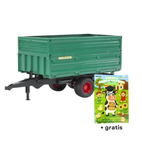 Przejdź do produktu Przyczepa z podwyższonymi burtami Welger BRUDER U02010