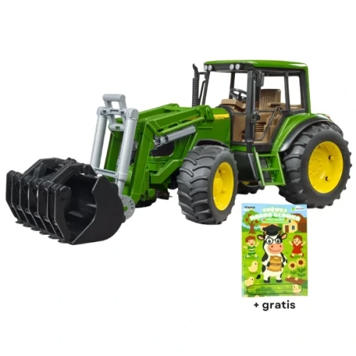 Przejdź do produktu Zabawka BRUDER Ciągnik John Deere 6920 z ładowaczem czołowym U02052