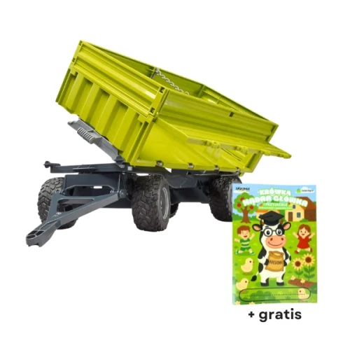 Przejdź do produktu Zabawka BRUDER przyczepa U02203