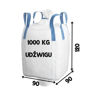 Worek Big Bag 1000 Kg 90x90x120 lej dół-góra