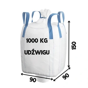 Worek Big Bag 1000 Kg 90x90x150 Lej Dół-Góra